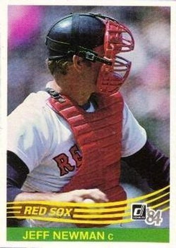 #249 Jeff Newman - Boston Red Sox - 1984 Donruss Baseball