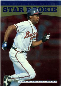 #249 Jermaine Dye - Atlanta Braves - 1996 Upper Deck Baseball