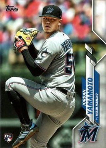 #249 Jordan Yamamoto - Miami Marlins - 2020 Topps Baseball