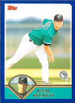 #249 Josh Beckett - Florida Marlins - 2003 Topps Baseball
