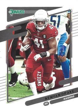 #249 Kenyan Drake - Las Vegas Raiders - 2021 Donruss Football
