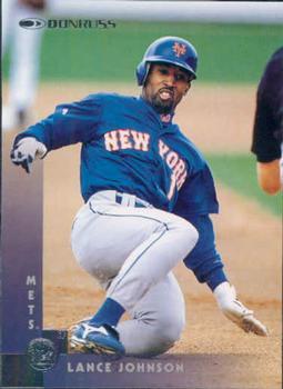 #249 Lance Johnson - New York Mets - 1997 Donruss Baseball