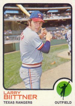 #249 Larry Biittner - Texas Rangers - 1973 Topps Baseball