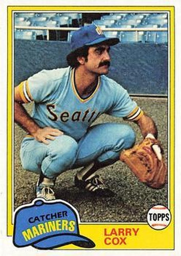 #249 Larry Cox - Seattle Mariners - 1981 Topps Baseball