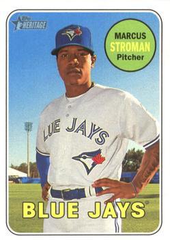 #249 Marcus Stroman - Toronto Blue Jays - 2018 Topps Heritage Baseball