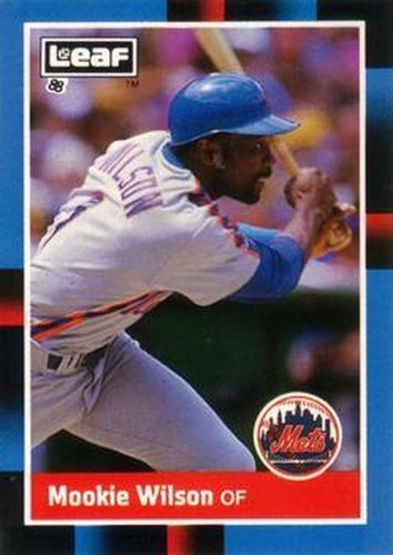 #249 Mookie Wilson - New York Mets - 1988 Leaf Baseball