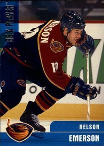 #249 Nelson Emerson - Atlanta Thrashers - 1999-00 Be a Player Memorabilia Hockey