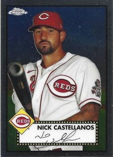 #249 Nick Castellanos - Cincinnati Reds - 2021 Topps Chrome Platinum Anniversary Baseball