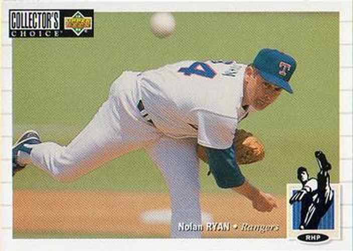#249 Nolan Ryan - Texas Rangers - 1994 Collector's Choice Baseball