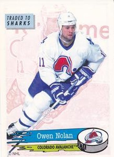 #249 Owen Nolan - Colorado Avalanche - 1995-96 Panini Hockey Stickers