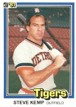 #249 Steve Kemp - Detroit Tigers - 1981 Donruss Baseball
