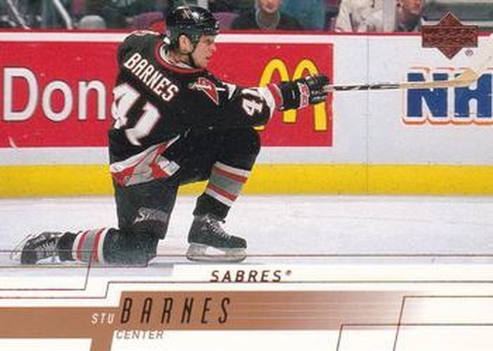 #249 Stu Barnes - Buffalo Sabres - 2000-01 Upper Deck Hockey