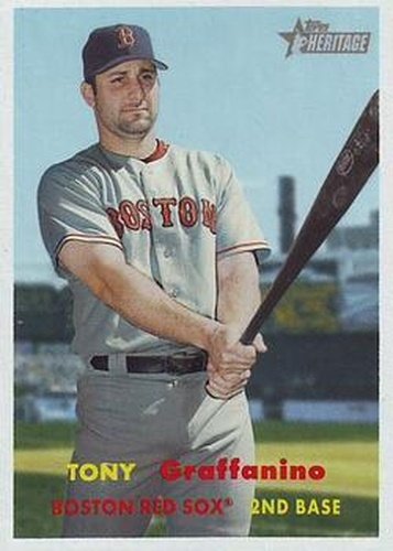 #249 Tony Graffanino - Boston Red Sox - 2006 Topps Heritage Baseball