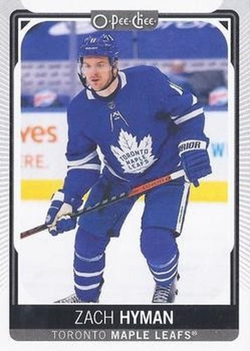 #249 Zach Hyman - Toronto Maple Leafs - 2021-22 O-Pee-Chee Hockey