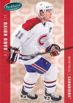 #249 Saku Koivu - Montreal Canadiens - 2005-06 Parkhurst Hockey