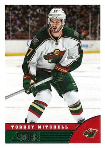 #249 Torrey Mitchell - Minnesota Wild - 2013-14 Score Hockey