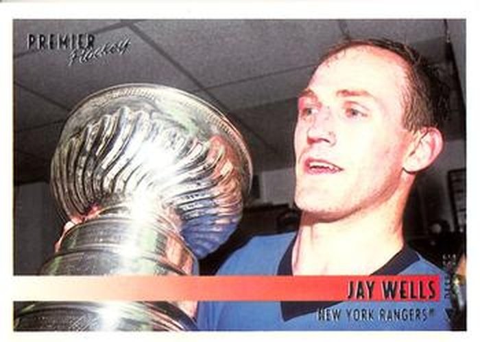 #249 Jay Wells - New York Rangers - 1994-95 O-Pee-Chee Premier Hockey