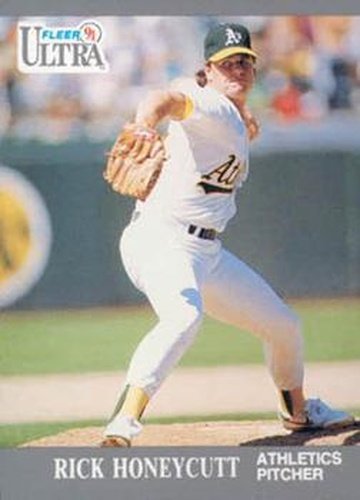 #249 Rick Honeycutt - Oakland Athletics - 1991 Ultra Baseball