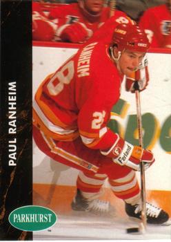 #249 Paul Ranheim - Calgary Flames - 1991-92 Parkhurst Hockey