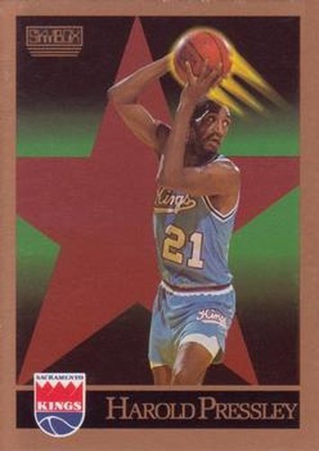 #249 Harold Pressley - Sacramento Kings - 1990-91 SkyBox Basketball