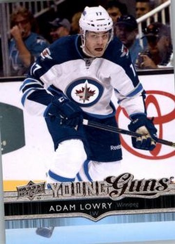 #249 Adam Lowry - Winnipeg Jets - 2014-15 Upper Deck Hockey