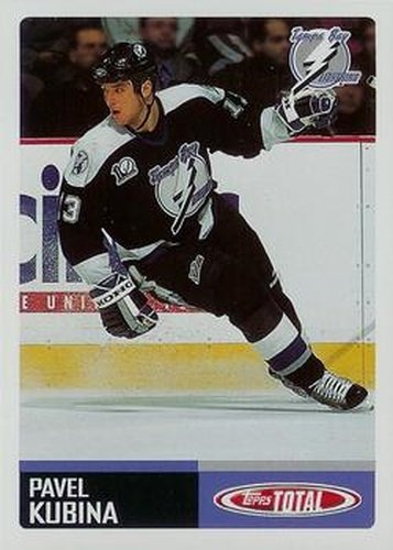 #249 Pavel Kubina - Tampa Bay Lightning - 2002-03 Topps Total Hockey