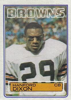 #249 Hanford Dixon - Cleveland Browns - 1983 Topps Football