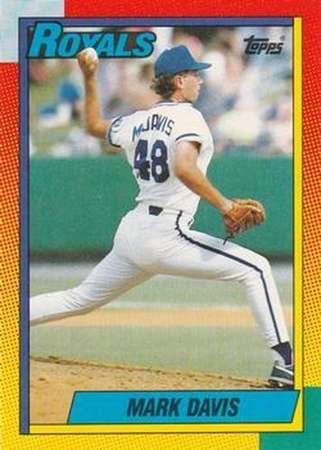 #24T Mark Davis - Kansas City Royals - 1990 Topps Traded Baseball