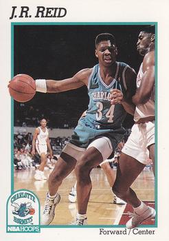 #24 J.R. Reid - Charlotte Hornets - 1991-92 Hoops Basketball