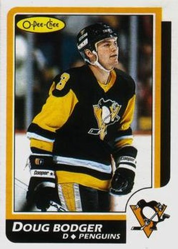 #24 Doug Bodger - Pittsburgh Penguins - 1986-87 O-Pee-Chee Hockey