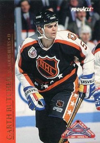 #24 Garth Butcher - St. Louis Blues - 1993-94 Score Canadian Hockey - Pinnacle All-Stars Canadian