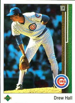 #324 Drew Hall - Chicago Cubs - 1989 Upper Deck Baseball