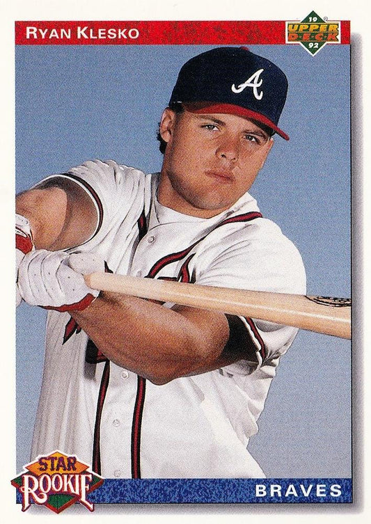 #24 Ryan Klesko - Atlanta Braves - 1992 Upper Deck Baseball