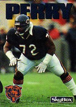 #24 William Perry - Chicago Bears - 1992 SkyBox Impact Football