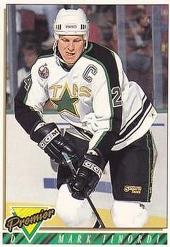 #24 Mark Tinordi - Dallas Stars - 1993-94 Topps Premier Hockey