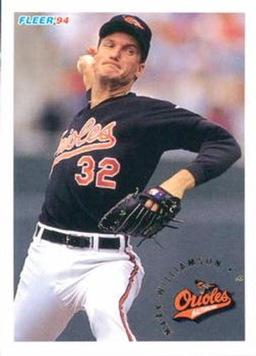 #24 Mark Williamson - Baltimore Orioles - 1994 Fleer Baseball