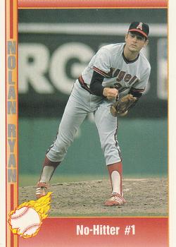 #24 No-Hitter Number 1 - California Angels - 1991 Pacific Nolan Ryan Texas Express I Baseball