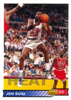 #24 John Salley - Miami Heat - 1992-93 Upper Deck Basketball