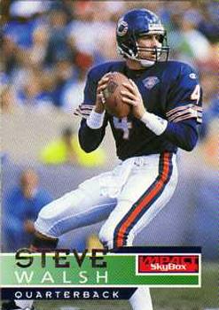 #24 Steve Walsh - Chicago Bears - 1995 SkyBox Impact Football