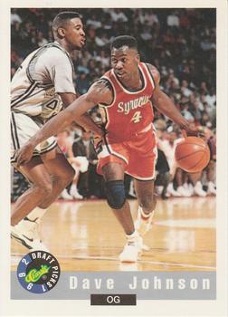 #24 Dave Johnson - Syracuse Orangemen - 1992 Classic Draft Basketball