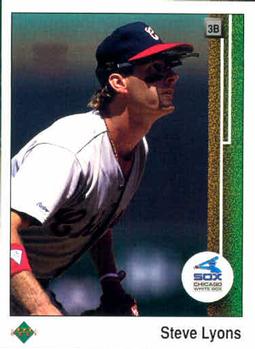 #224 Steve Lyons - Chicago White Sox - 1989 Upper Deck Baseball