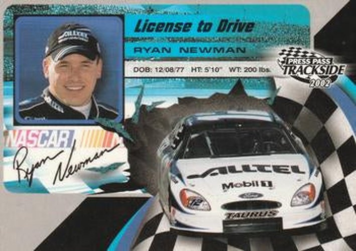 #LD24 Ryan Newman - Penske Racing South - 2002 Press Pass Trackside Racing - License to Drive