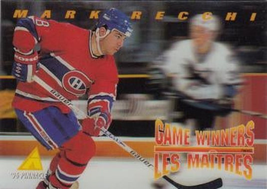 #McD-24 Mark Recchi - Montreal Canadiens - 1995-96 Pinnacle McDonald's Game Winners Hockey