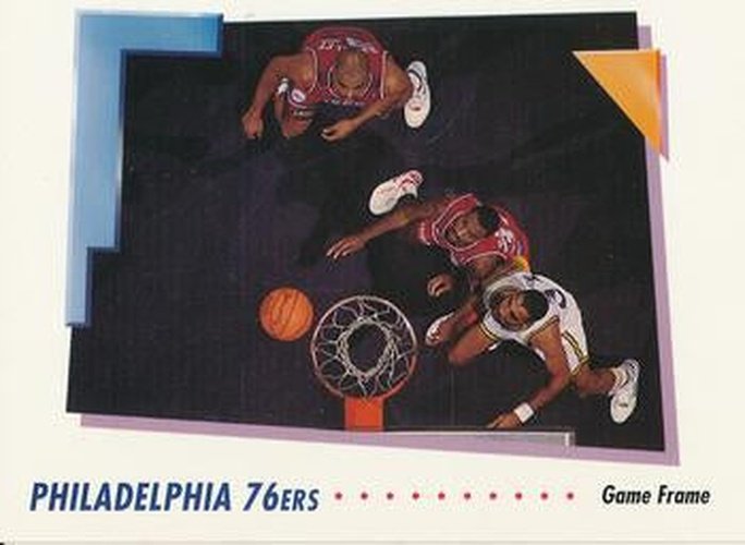 #424 Philadelphia 76ers - Philadelphia 76ers - 1991-92 SkyBox Basketball