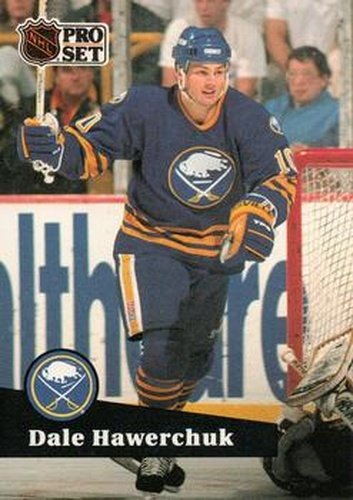 #24 Dale Hawerchuk - 1991-92 Pro Set Hockey