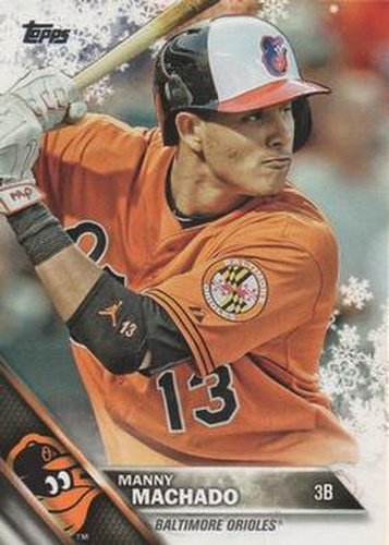 #HMW24 Manny Machado - Baltimore Orioles - 2016 Topps Holiday Baseball