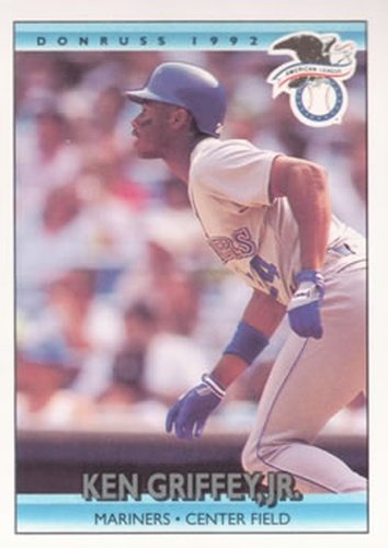 #24 Ken Griffey Jr. - Seattle Mariners - 1992 Donruss Baseball