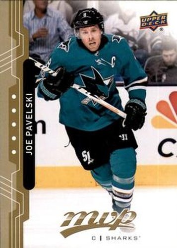 #24 Joe Pavelski - San Jose Sharks - 2018-19 Upper Deck MVP Hockey