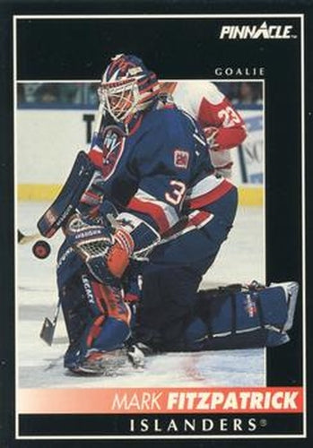 #24 Mark Fitzpatrick - New York Islanders - 1992-93 Pinnacle Canadian Hockey