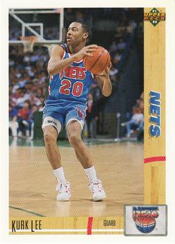 #24 Kurk Lee - New Jersey Nets - 1991-92 Upper Deck Basketball